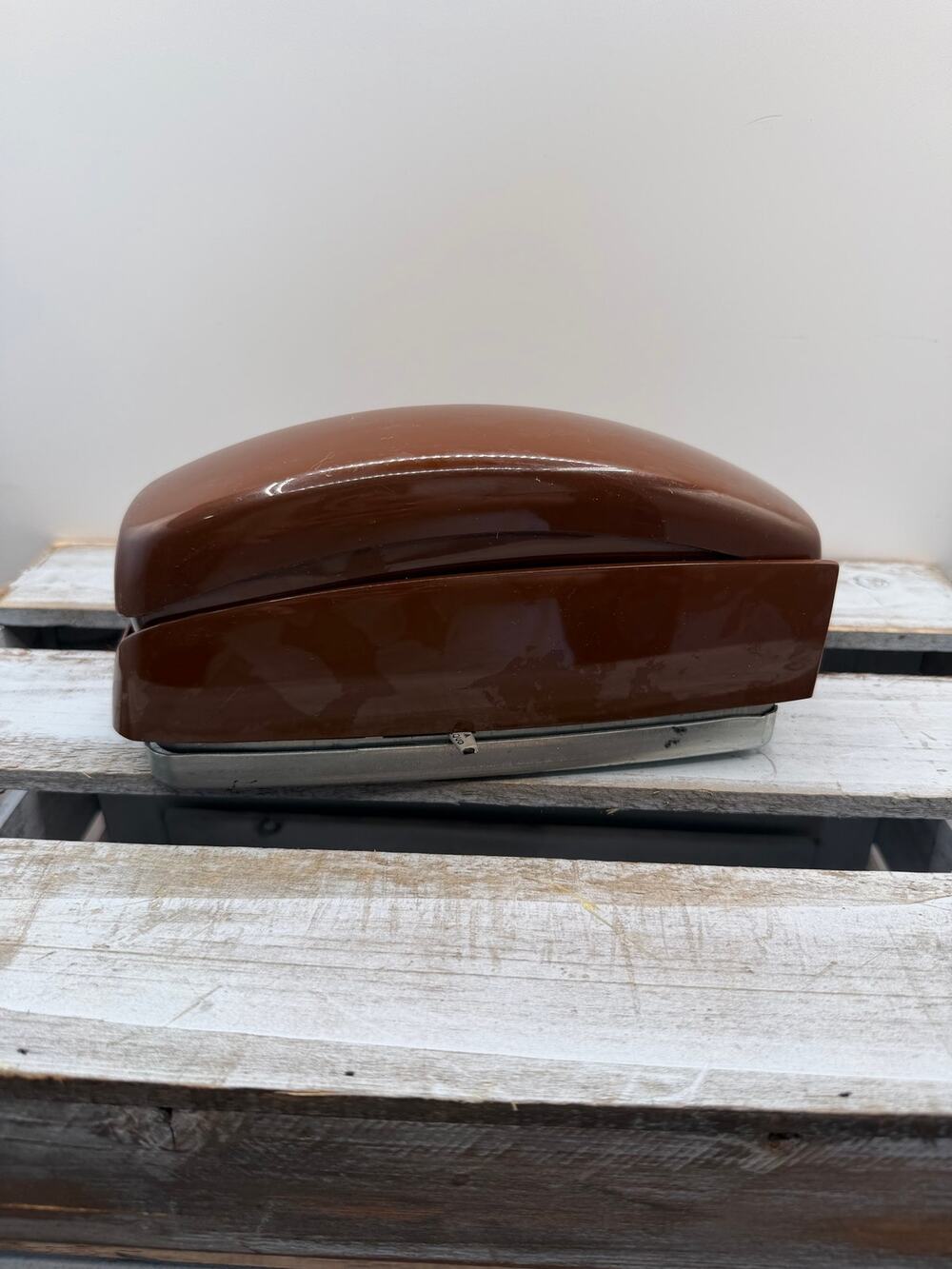 Vintage Western Electric Trimline Phone-Dark Chocolate Brown PushButton Landline
